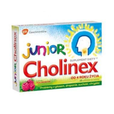 Cholinex Junior malinowy 16...