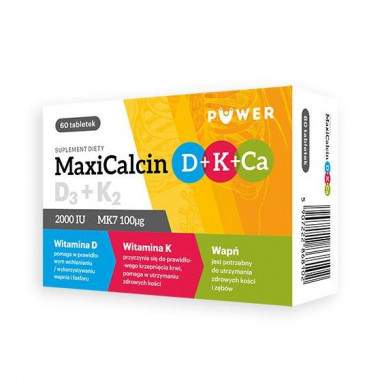 Maxicalcin Ca+D3+K2 60 tabl.