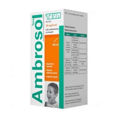 Ambrosol 15mg/5ml syrop 120 ml