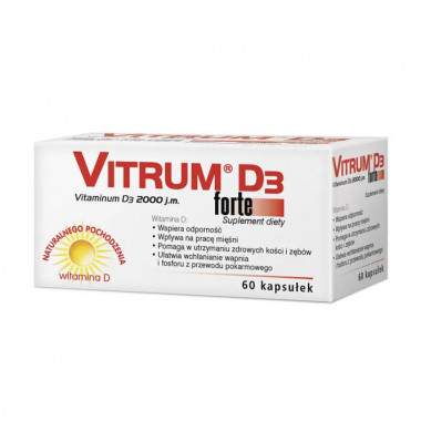 Vitrum D3 Forte 60 kaps.