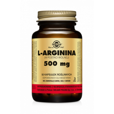 Solgar L-Arginina 500 mg 50...