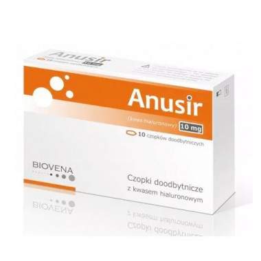 Anusir 10 mg 10 czop.