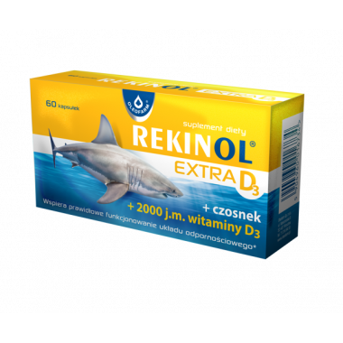 Rekinol Extra D3 60 kaps.