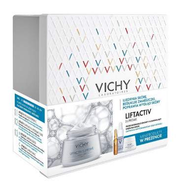 VICHY Liftactiv Supreme skóra normalna i mieszana + miniprodukty XMAS2021