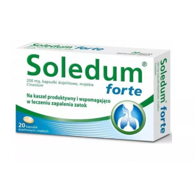 Soledum Forte 200 mg 20 kaps.