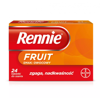 Rennie Fruit 24 tabl.