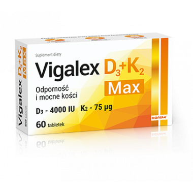 Vigalex D3 + K2 Max 60 tab.