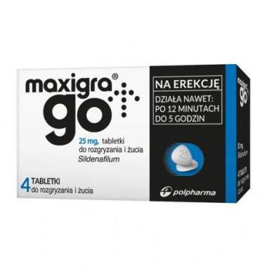 Maxigra Go 25 mg 4 tab.