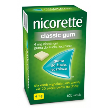 Nicorette Classic 4 mg 105...